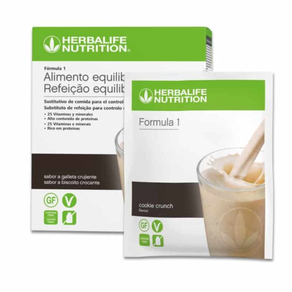 sobres f1 Herbalife galleta crujiente