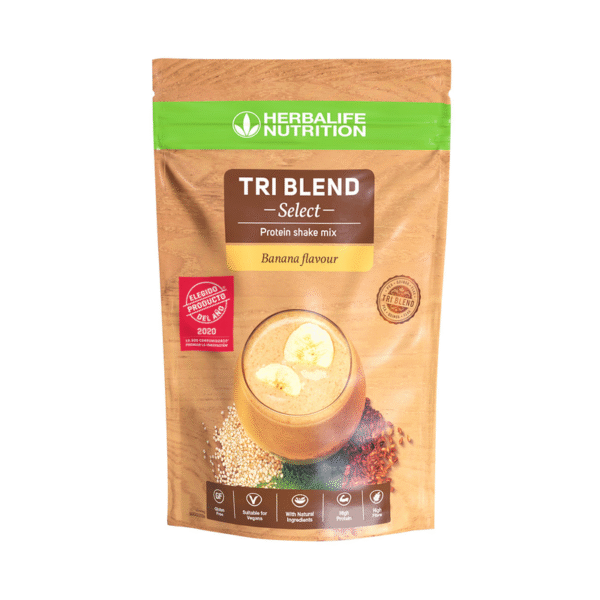 Tri Blend Select - Mezcla para Batido de Proteínas Plátano 600 g tri blend herbalife plátano